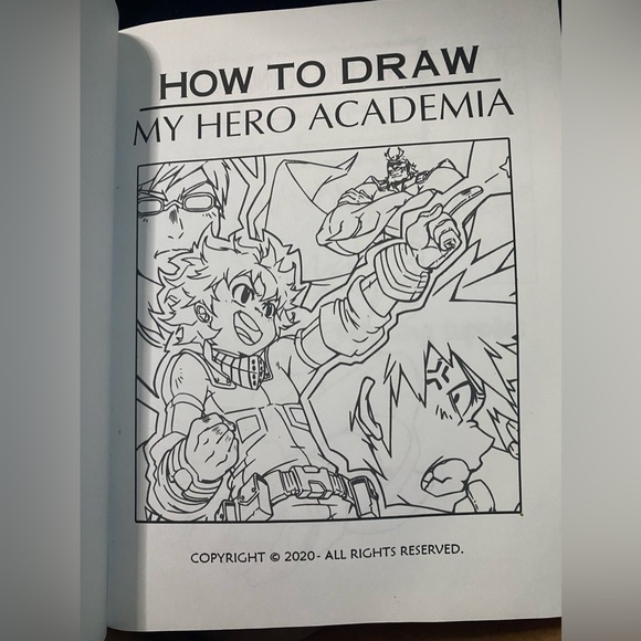 Step by Step Learn How To Draw My Hero Academia 36 Characters 156 Pages - Picture 7 of 8